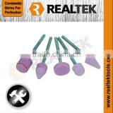 5PCS Aluminum Oxide Mounted Stones Set