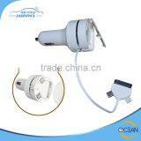 Multi Plugs Car Mobile Charger With Cap thumbnail-1