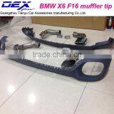 Automotive Parts for B~MW X6 F16 Muffler Tip PP Rear Diffuser thumbnail-2