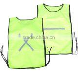 Printed Safety Warning Reflective 100 Polyester Work Vest thumbnail-4