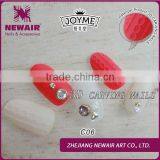 Best Selling Free False Nails Thress Colors With Metal Beauty Fake Nail Tip thumbnail-3