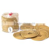 Very strong and animalic scent of Oud incense coil with competitive price from Nhang Thien JSC Vietnam