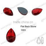 Light Rose Colored Glass Flat Back Crystal Stones for Garment Accessories thumbnail-3