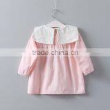 2017 Wholesale Girls Spring Boutique Embroidery Pineapple Lapel t Shirt thumbnail-3