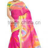 Spray Printed Designer Styles Saree With Blouse thumbnail-1