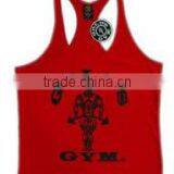Custom Tank Top , Stringer Vest Men , Gold Gym Style ( Paypal ) thumbnail-1