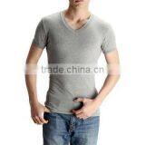 Cotton V-neck Shirt;body-shaping T-shirt;Aniti-Pilling T-shirt thumbnail-4