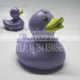 8cm Promotional Purple Rubber Duck , Floating Purple Bath Duck, Purple Duck With Logo Imprint thumbnail-1