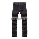 New Men's Brand Men's Jeans Black Jeans Hole Personality Male Personality Hiphop Pants thumbnail-1