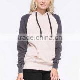 Women's Cotton Fleece Contrast Color Hoodies And Sweatshirt thumbnail-1