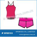 Ladies Yoga Set With Bra and Shorts, Ladies Gym Wear, Ladies Fitness Wear thumbnail-1
