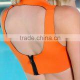 Neoprene Suit Bikinis Woman Swimwear Color Block Swimsuit 2017 thumbnail-6