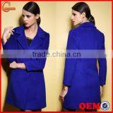 Women's Elegant New Style Women Coat 2015 Fashion Ladies Long Sleeve Classic Wool Coat thumbnail-1