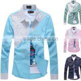 Wholesale Walson New Design Fancy Slim Fit Design Mens Dress Shirts Apparel thumbnail-1