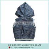 100% Polyester Sublimation Children Vest With Hoody For Winter thumbnail-2