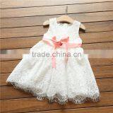 Modern Summer Lace Blank Baby Girl Princess Birthday Vest Dress thumbnail-4
