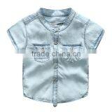 Wholesale Boys Child Clothes 100% Cotton Kids Blank Clothing Shirts thumbnail-4
