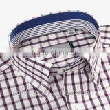 High Quality Classic Check Pattern Free Size Wrinkle Free Shirt for Business Man thumbnail-3