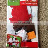Make Your Own Finger Puppets, Christmas Felt Finger Puppets thumbnail-1