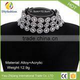 Fashionable Short Necklace Multilayer Concave Diamond Crystal Necklace Can be Paired With Anything thumbnail-6