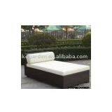 Wicker Sun Bed thumbnail-1