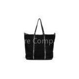 Black Italian Leather Handbags For Office , Ladies Shoulder Bag