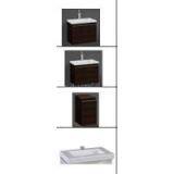 Modern Wall Hang Vanity With Double Bathroom Cabinet thumbnail-3