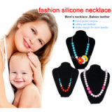 Silicone Baby Chew Bead Necklace