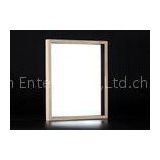Fir Wood Shadow Box Framed Mirror In Natural And Black Colors Custom Wood Framed Mirrors
