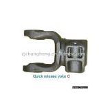 Quick release end Yokes for Agricultural cardan shaft