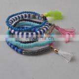 Tassel Bracelet Boho Bracelet Fringe Beaded Bracelet thumbnail-2