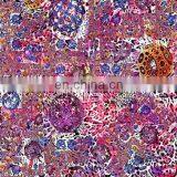 Custom Digital Printed Knitted 8% Spandex Fabric 92% Polyester