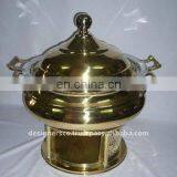 Brass Food Warmer Chafing Dish thumbnail-1