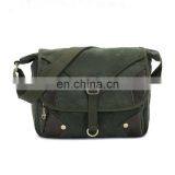 Mens cool school cross messenger in canvas and leather