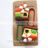 Custom Logo Soft Pvc Souvenir 3d Bookmark/rubber Book Marks for Book