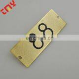Wholesale Colorful Printing Brand Logo Metal Tag For Bags And Clothes thumbnail-2