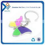 Key Chain Butterfly Color Enamel Custom Shape Keyholder