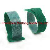 Punching shape back to back hook loop cable tie tape fastener binding strap