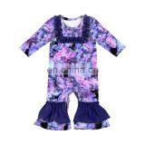 Ruffle Bodysuit Girls Clothing Boutique Tie Dye Romper thumbnail-4