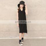 A0245# Girls Dress 2020 Summer Cotton Sleeves Clothes Kids Dress thumbnail-2
