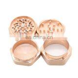 New Hexagonal Smoke Grinder 4 Layers 58mm Rainbow Zinc Alloy Tobacco Grinder Metal Smoke Grinder thumbnail-5