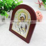 Virgin Mary Vladimir Silver Icon thumbnail-2