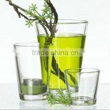 Cheaper Clear Tumbler Glass Vase