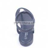 Zhejiang Product Latest Design Good Quality Lady Fashion Paillette Elastic Flat Sandals thumbnail-5