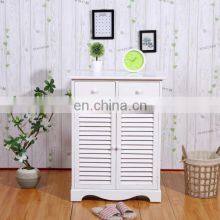 Modern Solid Wood Doorway Shoe Cabinet With Double Doors and Multi-layer Shoe Cabinet thumbnail-4