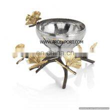 Olive Metal Luxury Table Centerpiece Bowls Dinnerware Designer Bowl thumbnail-5