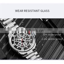 SMAEL 9180 Quartz Watch For Men SMAEL Golden Watches Waterproof Auto Date Male Clock Analog Stainless Steel Watches thumbnail-4