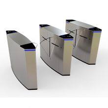 Flap Barrier Gate Pedestrian Turnstile/ Flap Turnstile Access Control System/ Optical Flap Turnstile thumbnail-3