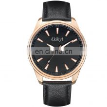 Top Selling Business Minimalist Watch Men Custom Logo Genuine Leather Strap Most Expensive Watch Luxury Watch Case Steel