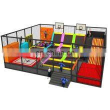 Children Trampoline Park With Donuts Slide Indoor Children Playground Trampoline thumbnail-1